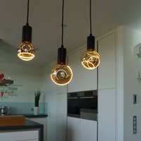 Segula LED Illusion G125 Crescent topp E27 6W rök