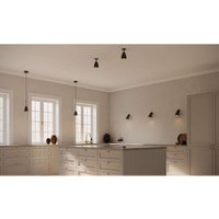 Nuura Aps Spot pour plafond Nuura Anoli Spot Surface, hauteur 20 cm, noir