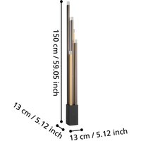 EGLO Stars Of Light lampadaire LED Estanterios, à 5 lampes