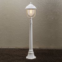 Konstsmide Romantisk pollare Parma, vit