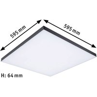 Paulmann Velora regnbågspanel 60x60cm svart RGBW