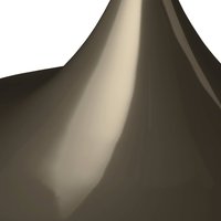 Suspension Gubi Semi, Ø 60 cm, brun cacao brillant