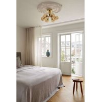 Nuura Aps Nuura taklampa Apiales 6, Ø 50 cm, mässings-/guldfärgad