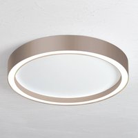 Bopp Aura Plafonnier LED Ø 55cm blanc/taupe