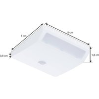 Prios Nestora lampe pour meubles LED, pile