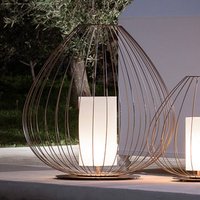 Karman Cell - bur-golvlampa, Ø 84 cm, brons