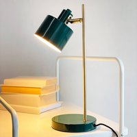 Dyberg Larsen Ocean table lamp, dark green, height 43 cm