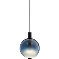 OLEV LED-Hängeleuchte BEAM STICK NUANCE, blau, Ø 20 cm, 927