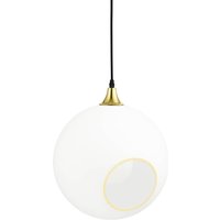 Design By Us hänglampa Ballroom XL, vit, Ø 32 cm, glas