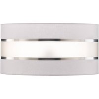 HELAM Lampskärm Helen E27 Ø40/höjd 20 cm vit/silver