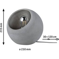 Paulmann Modern bordslampa Ingram i betong