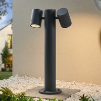 Lucande Maloney pillar light, 50 cm, anthracite, IP54