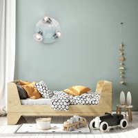 Elobra Scandi forest ceiling light, mint green, Ø 29 cm, 3-bulb, E14