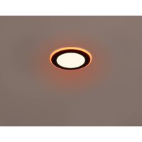 Trio Lighting Argus LED downlight RGBW remote Ø 8 cm black