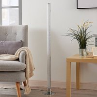Lampe sur pied LED Lindby Hadis, RVB, télécommande, blanc, 120 cm