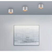 Plafonnier LED PURE Point pour salle de bain, blanc, Ø 18 cm, métal, IP44