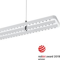 Performance in Lighting Small Line LED hanging light, sensor 126 cm, white Performance in Lighting Small Line LED hanging light, sensor 126 cm, white