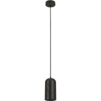 Zambelis Pendant light 25420, black, Ø 10 cm, stone, E27