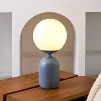 Pauleen Glowing Charm table lamp, ceramic base, blue