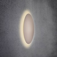 Escale Blade LED-væglampe, gråbrun, Ø 59 cm
