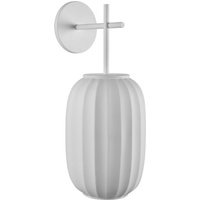 Carpyen Applique Mei, abat-jour ovale haut, blanche