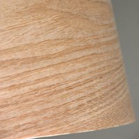 Aluminor Totem LS floor lamp, metal, real wood veneer