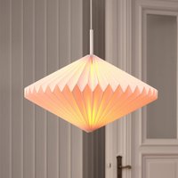OSRAM hänglampa Decor Paper Diamond, vit, papper, E27