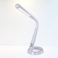Globo Mitti LED table lamp with USB port silver/white