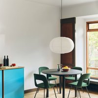 HAY Ellipse lampshade, white, paper/bamboo, Ø70 cm