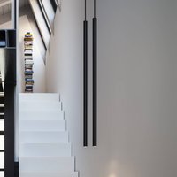 Ideallux Ideal Lux LED hanging light Ultrathin Round 100 cm black DALI