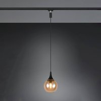 Trio Lighting Lumina track pendant light for DUOline, amber