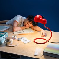 Stilnovo Minitopo LED table lamp, special red