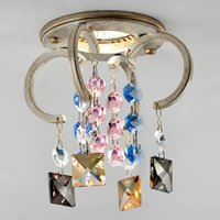 Masiero Gracia - spot encastré avec pendentif coloré