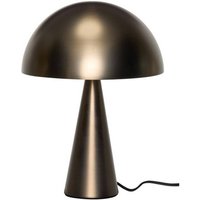 lampe à poser HÜBSCH Mush Mini, laiton bruni, hauteur 34 cm