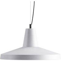 Karman Gangster pendant light, white, Ø 50 cm, ceramic, E27