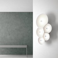 Luceplan Bulbullia LED-vägglampa, 5 lampor
