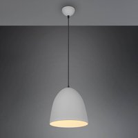Reality Leuchten Hänglampa Tilda, 1 lampa, grå, Ø 25 cm