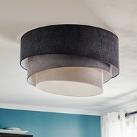 Duolla Plafonnier Pastell Trio Ø 60 cm en 3 nuances de gris