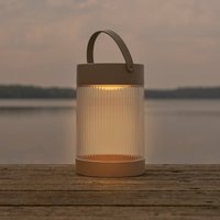Nordlux Lampe à poser solaire Coupar, couleur sable, plastique, IP44