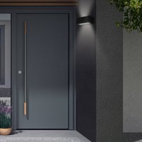 Telefunken LED-utomhusvägglampa Monaco upp/ner svart