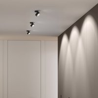 Top Light Puk Mini Move LED, clear lens, black matt/chrome