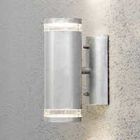 Konstsmide Utomhusvägglampa Modena 2 lampor grå