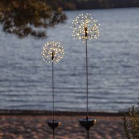 STAR TRADING Firework LED solar light with ground spike, 85 cm
