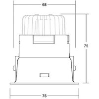 BRUMBERG Binato DALI downlight connection box 4,000 K white