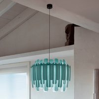 LZF LamPS LZF Maruja suspension en bois, bleu