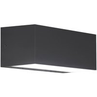 Viokef Amelia LED outdoor wall light, dark grey