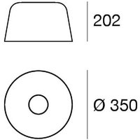 Linea Light Plafonnier LED Delfi_S, noir, Ø 35 cm, métal