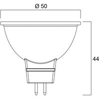 Sylvania LED-lampa SUPERIA RETRO GU5.3 MR16 6,1W 827 621lm dimbar