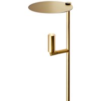 Carpyen Kelly LED floor lamp, adjustable spot, gold/gold