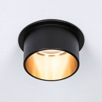 Paulmann Gil LED recessed black matt/gold